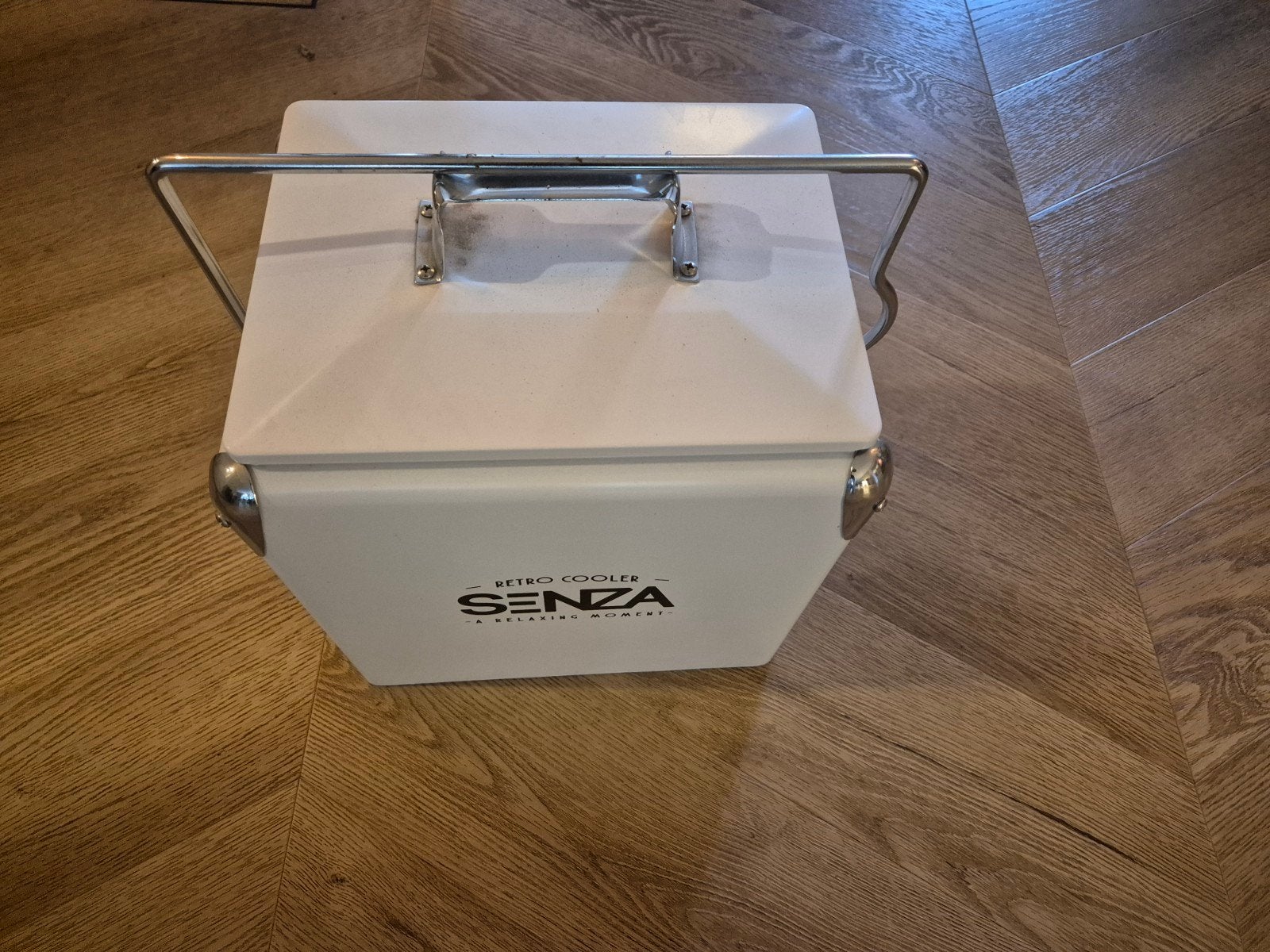 Senza Retro Koelbox - Wit, Caravans en Kamperen, Ophalen, Gebruikt, Koelbox, Koelelement
