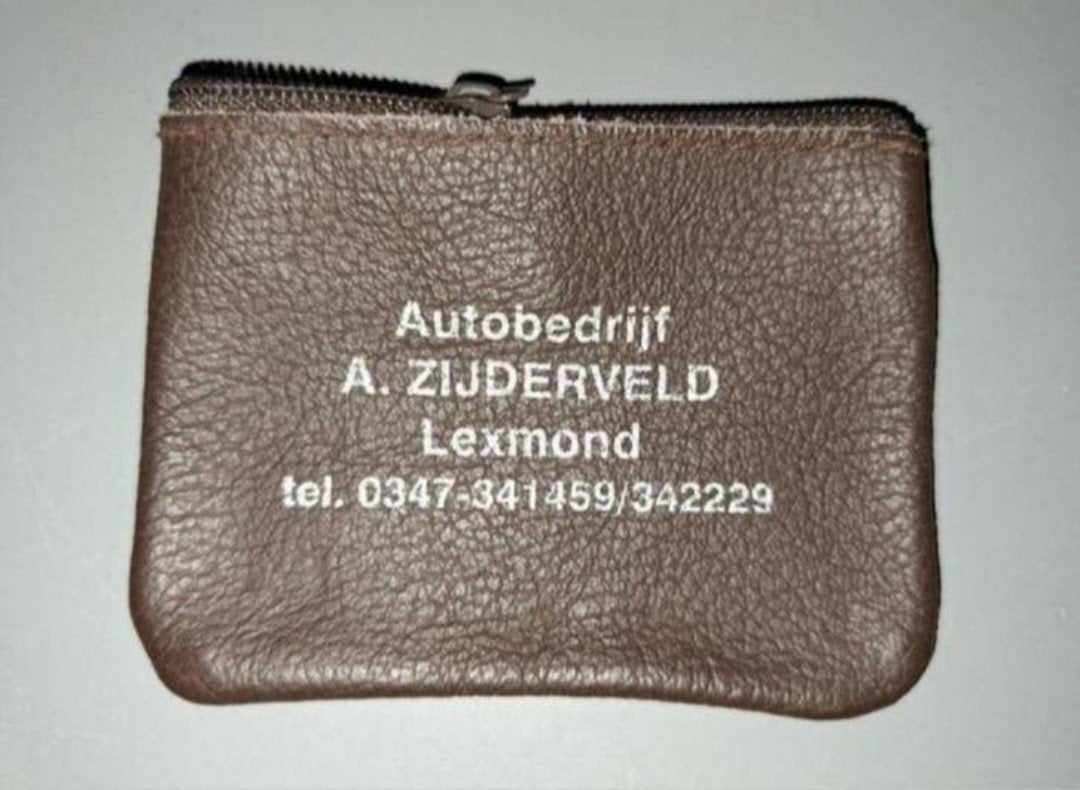 Leren portemonnee Autobedrijf A. Zijderveld Lexmond, Ophalen of Verzenden, Zo goed als nieuw