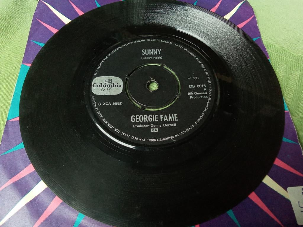 George Fame.       Sunny, Gebruikt, Verzenden, 7 inch, Single
