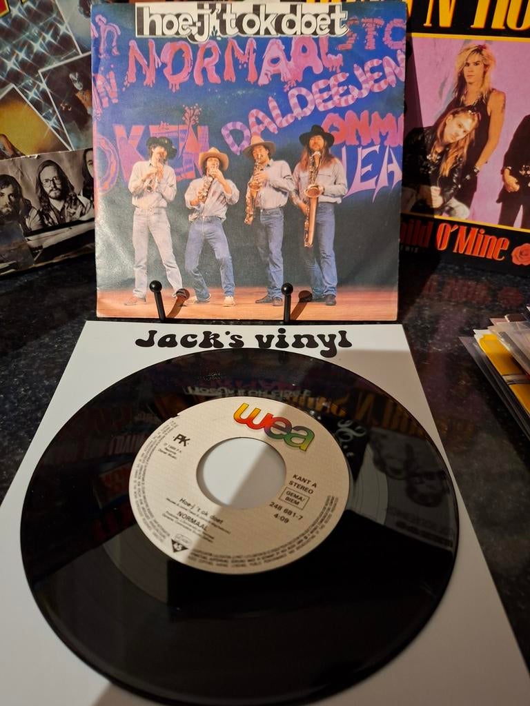 Normaal - Hoe-j 't ok doet (Single) 1986, Cd's en Dvd's, Vinyl | Nederlandstalig, Ophalen of Verzenden, Zo goed als nieuw, Overige formaten