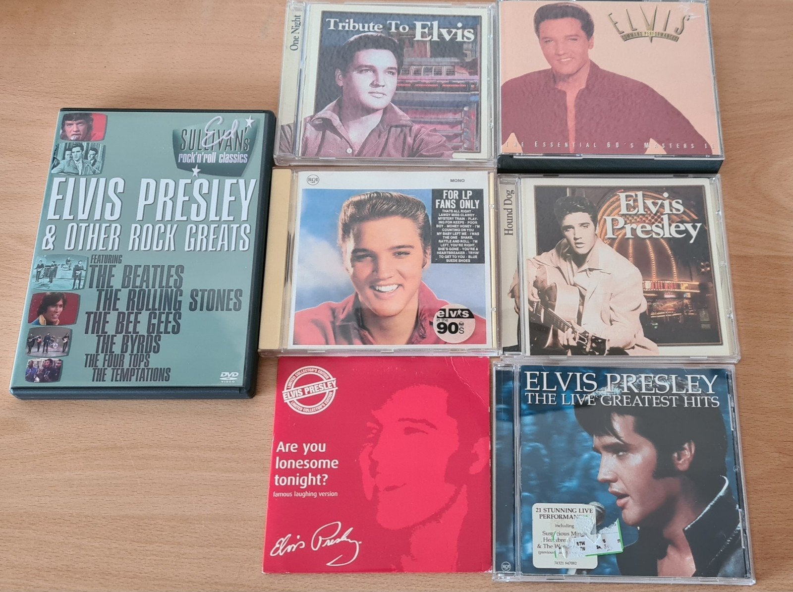 Elvis Presley CD's en DVD  collectie verzameling origineel, Rock, Gebruikt, Ophalen of Verzenden, Inclusief doosje