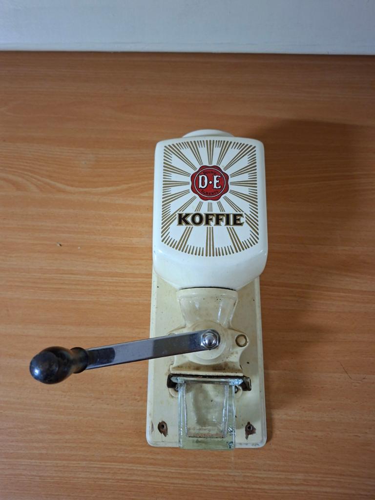 Vintage Douwe Egberts wandkoffiemolen, Ophalen of Verzenden