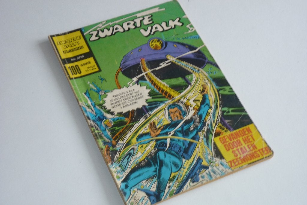 Zwarte Valk classics 2810: Gevangen door stalen zeemonster, Eén comic, Ophalen of Verzenden, Gelezen, Europa