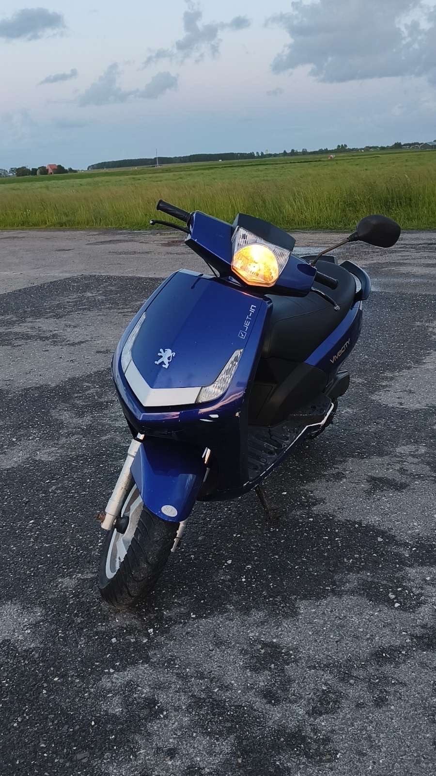 Peugeot Vivacity Scooter - Blauw, Gebruikt, Ophalen of Verzenden, Gebruikt, Tweetakt