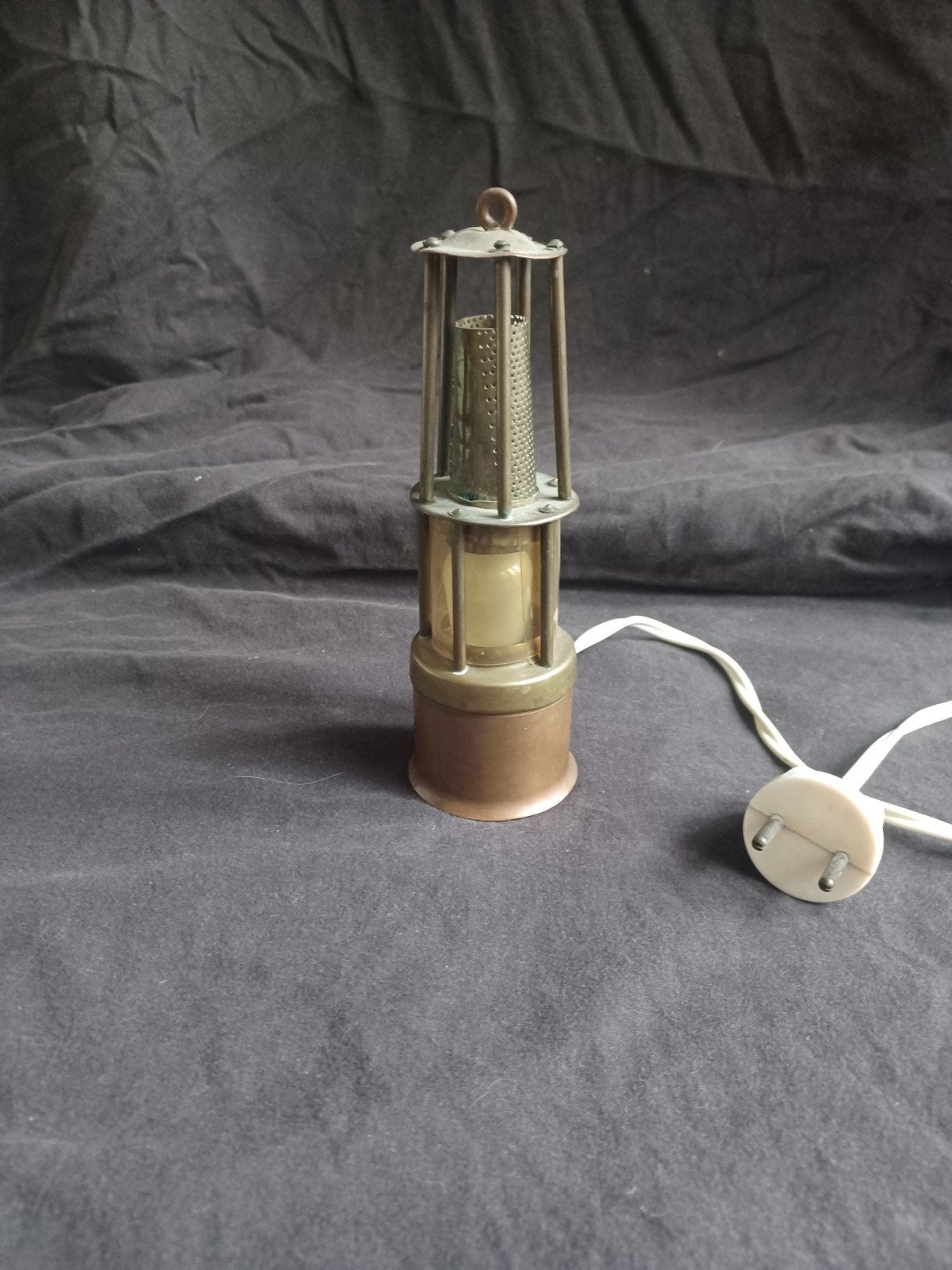 Vintage mijnwerkers lampje., Ophalen of Verzenden