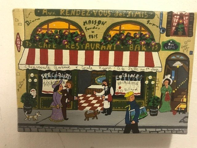 Empi..... Paris, Antiek en Kunst, Kunst | Schilderijen | Modern, Stadsgezicht, Acrylverf, Handgeschilderd, Ophalen of Verzenden