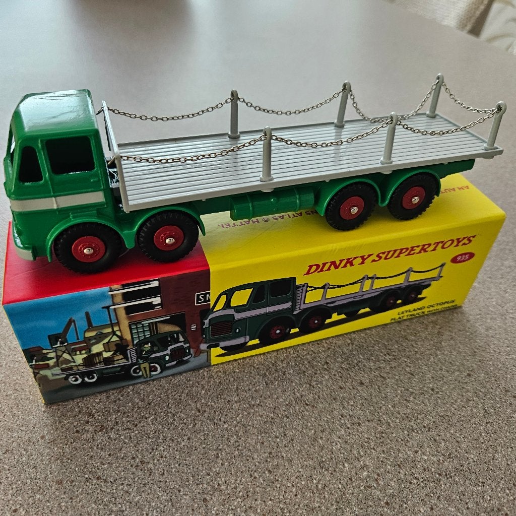 DINKY TOYS SUPERTOYS ATLAS: LEYLAND OCTOPUS FLAT TRUCK  935, Ophalen of Verzenden, Nieuw, Auto, Dinky Toys