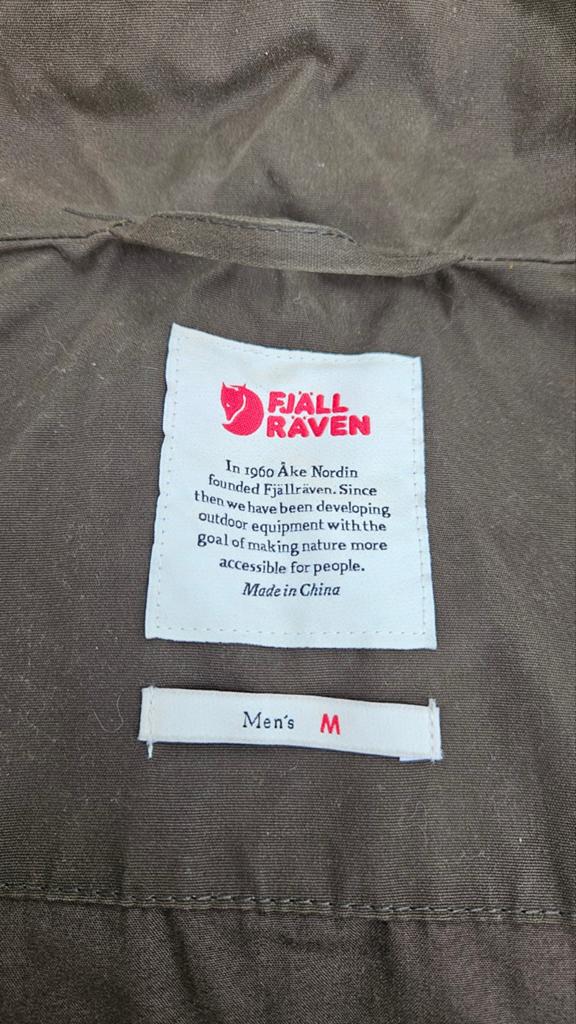 Fjällräven Brenner pro Heren Jas Maat M - Bruin Outdoor Jack, Bruin, Maat 48/50 (M), Ophalen of Verzenden, Gedragen