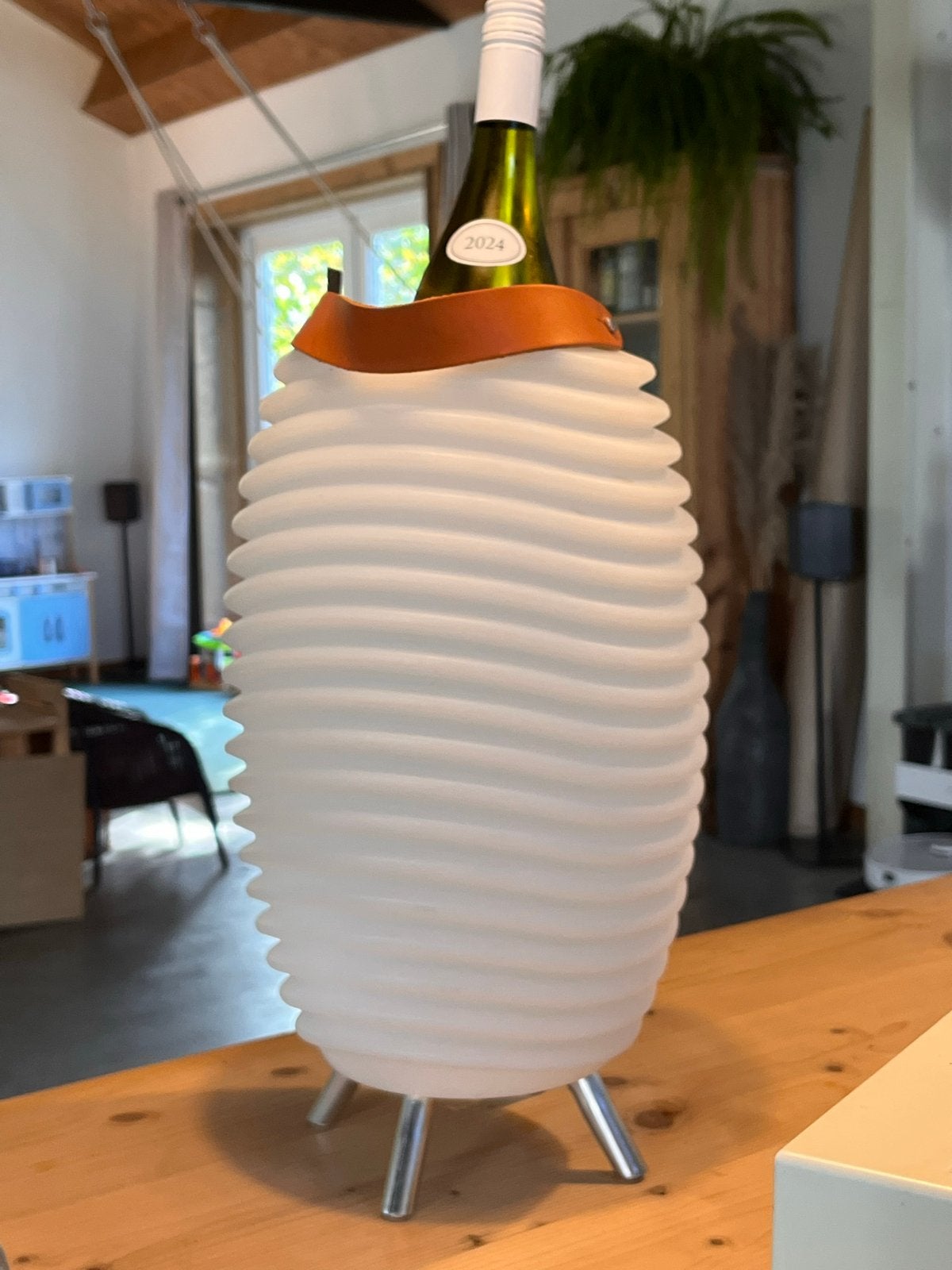 Kooduu Synergy 35S: LED Lamp, Bluetooth Speaker & Wijnkoeler, Ophalen, Wit, Overige merken, Kunststof