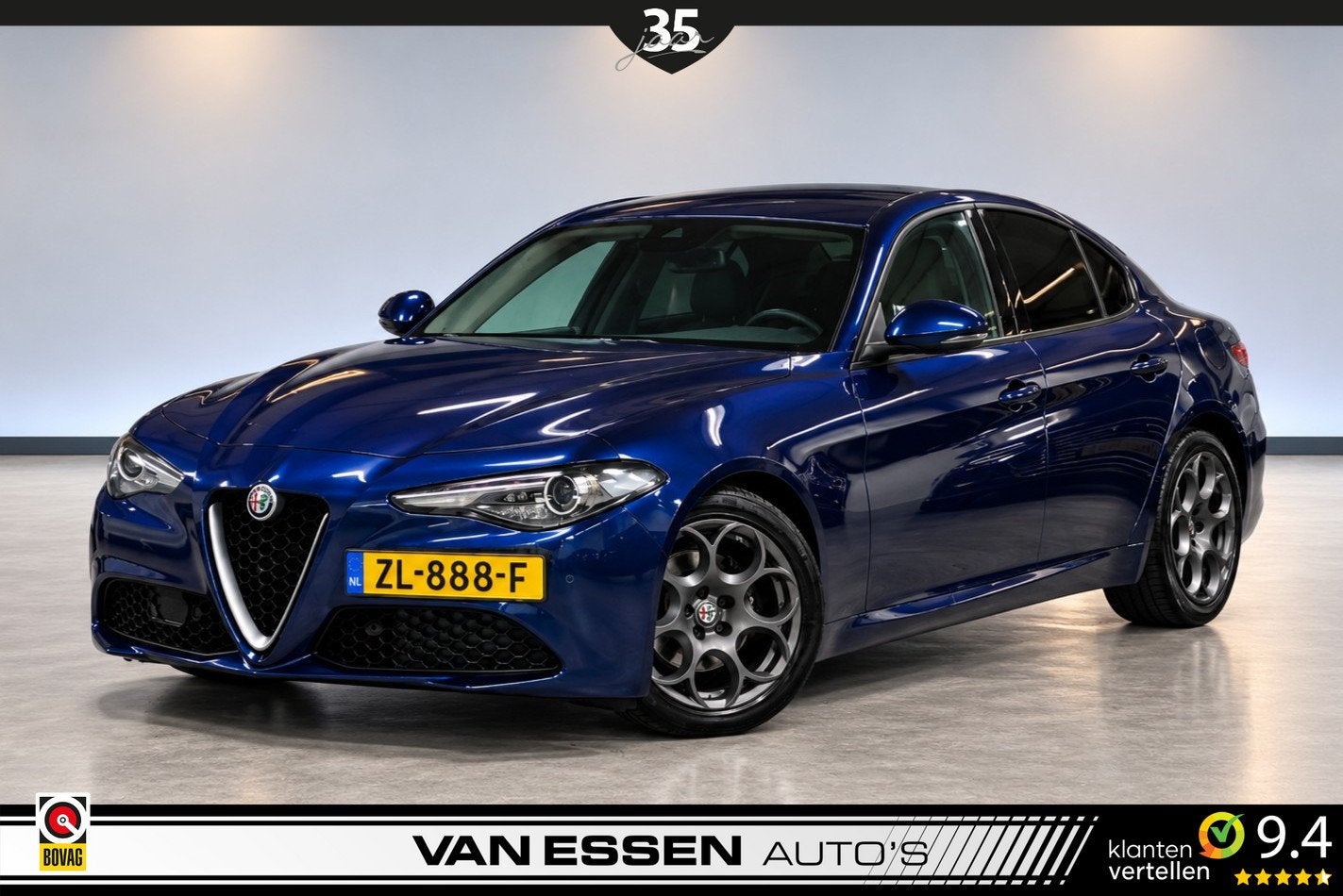 Alfa Romeo Giulia 2.0T Super | CAMERA | TREKHAAK | KEYLESS |, Auto's, Automaat, 745 kg, Achterwielaandrijving, Euro 6