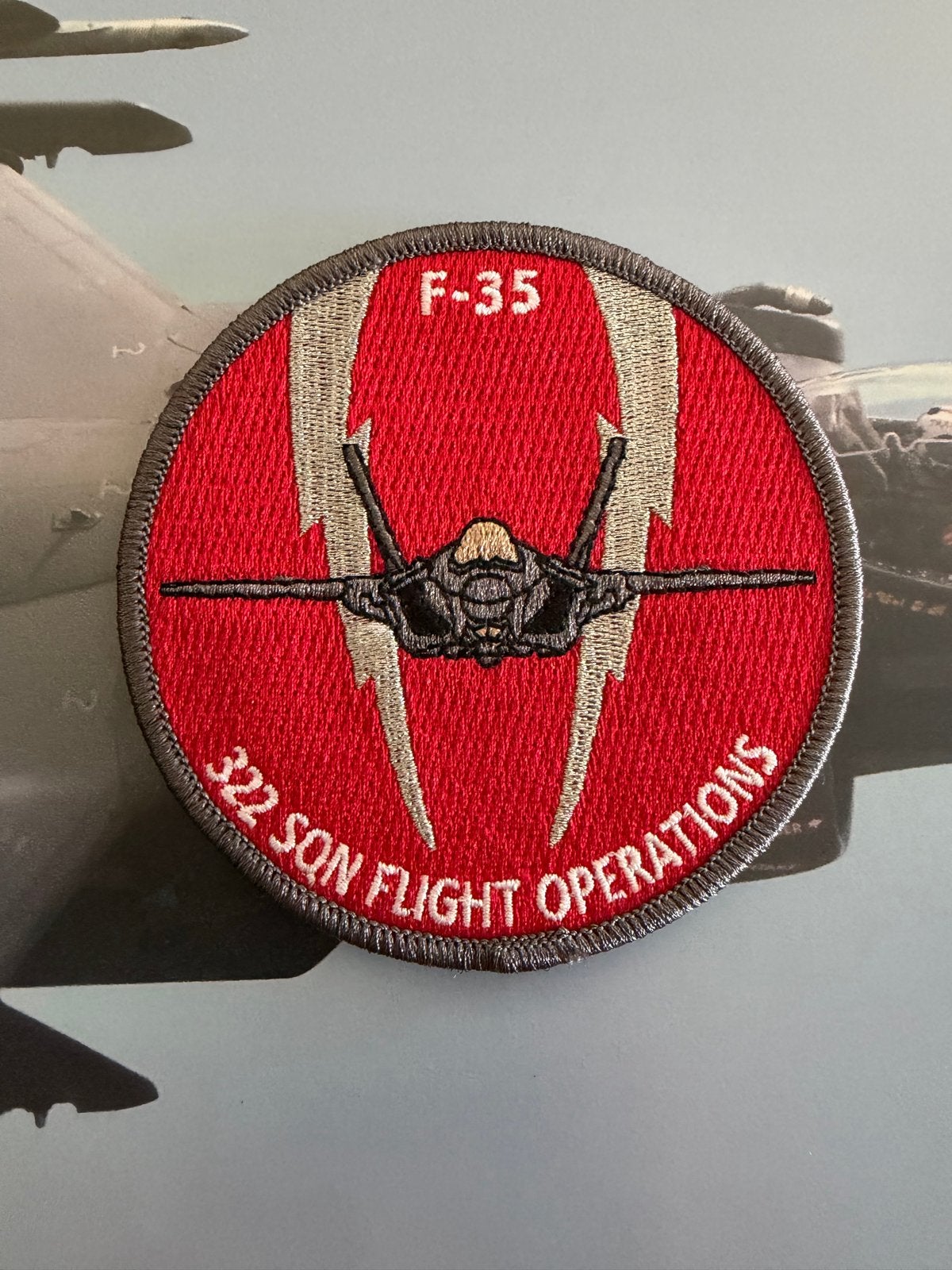 F-35 322 SQN Flight Operations Patch Rnlaf, Verzamelen, Ophalen of Verzenden, Zo goed als nieuw