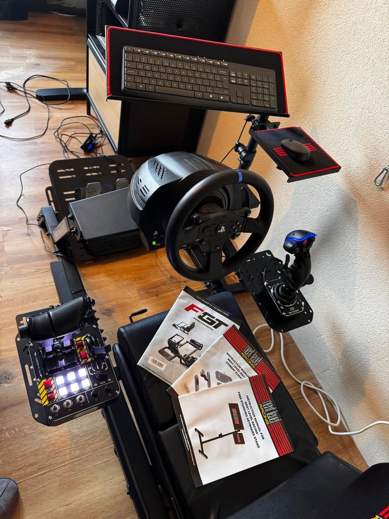 Race Sim Set thurstmast. Next Level Racing, Ophalen, 1 speler, Zo goed als nieuw, Gekoppelde computers