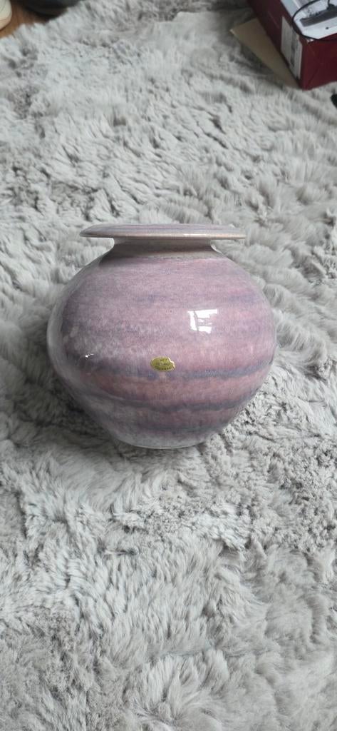 Bloempot of vaas paars, Ophalen, Overige kleuren, Minder dan 50 cm, Glas