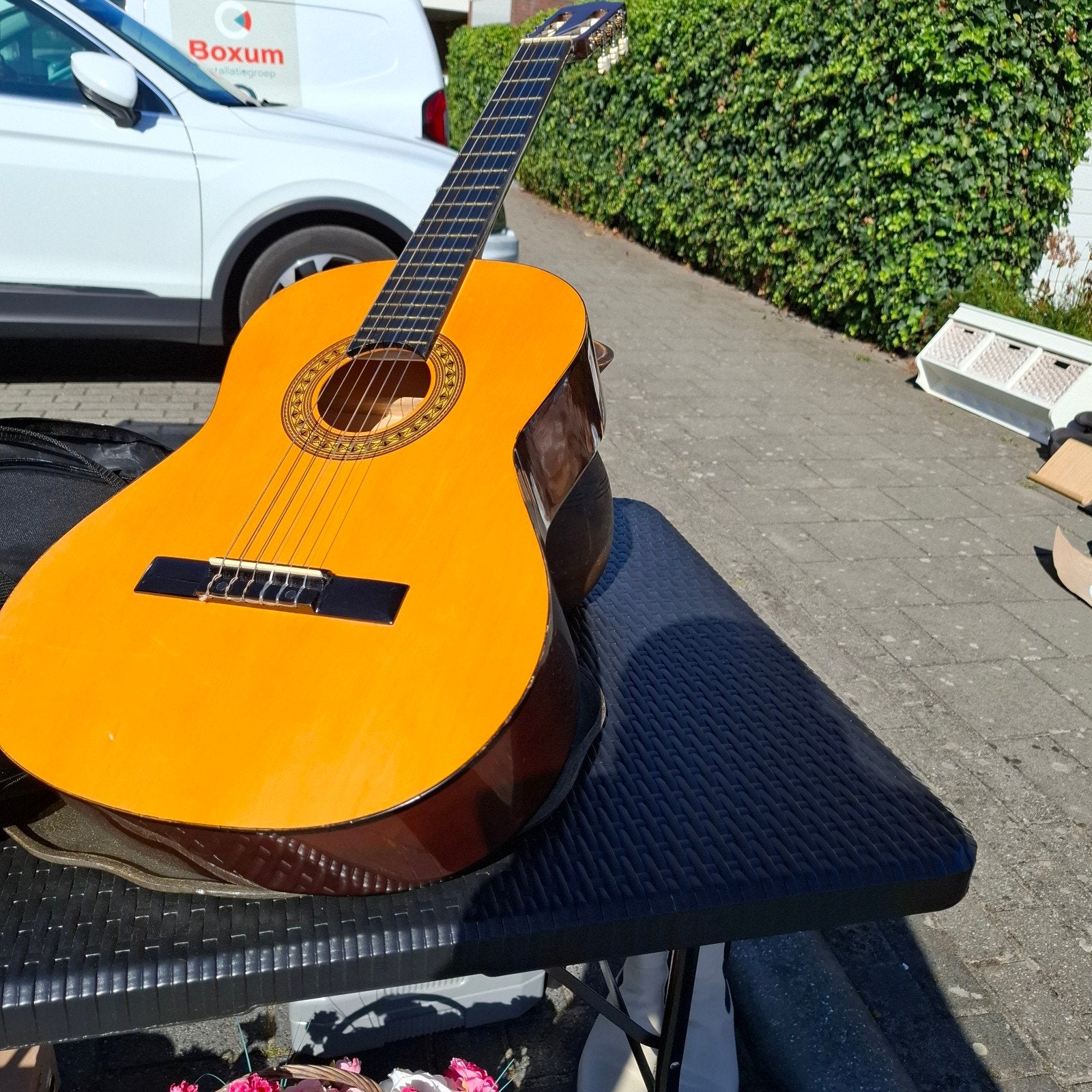 Gomez Model 001 Klassieke Gitaar met Hoes, Ophalen of Verzenden, Gebruikt, Klassieke of Spaanse gitaar, Met koffer