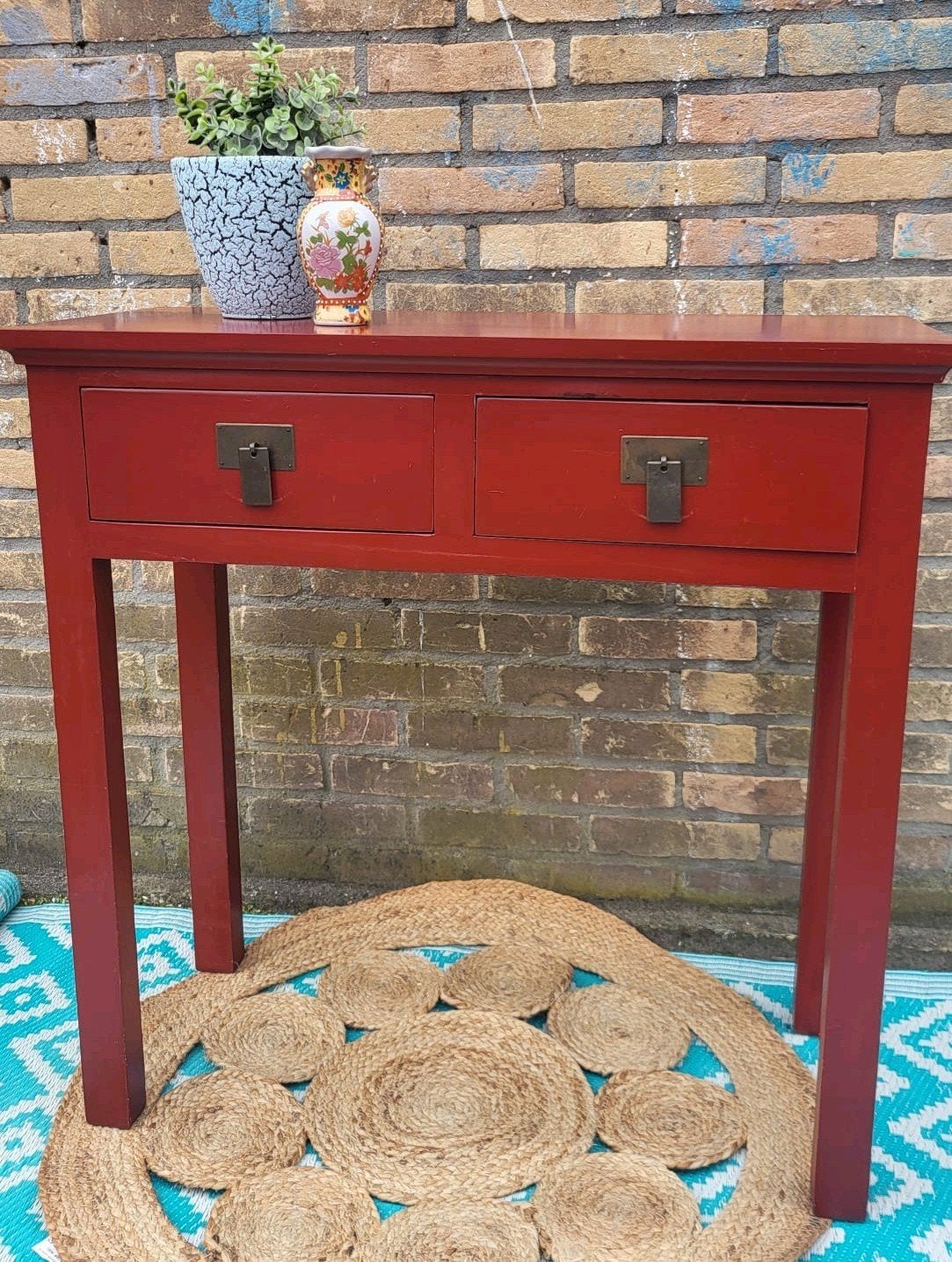 Chinese/Sidetable/Tafel/Haltafel, Ophalen, Gebruikt, 100 tot 150 cm, 25 tot 50 cm