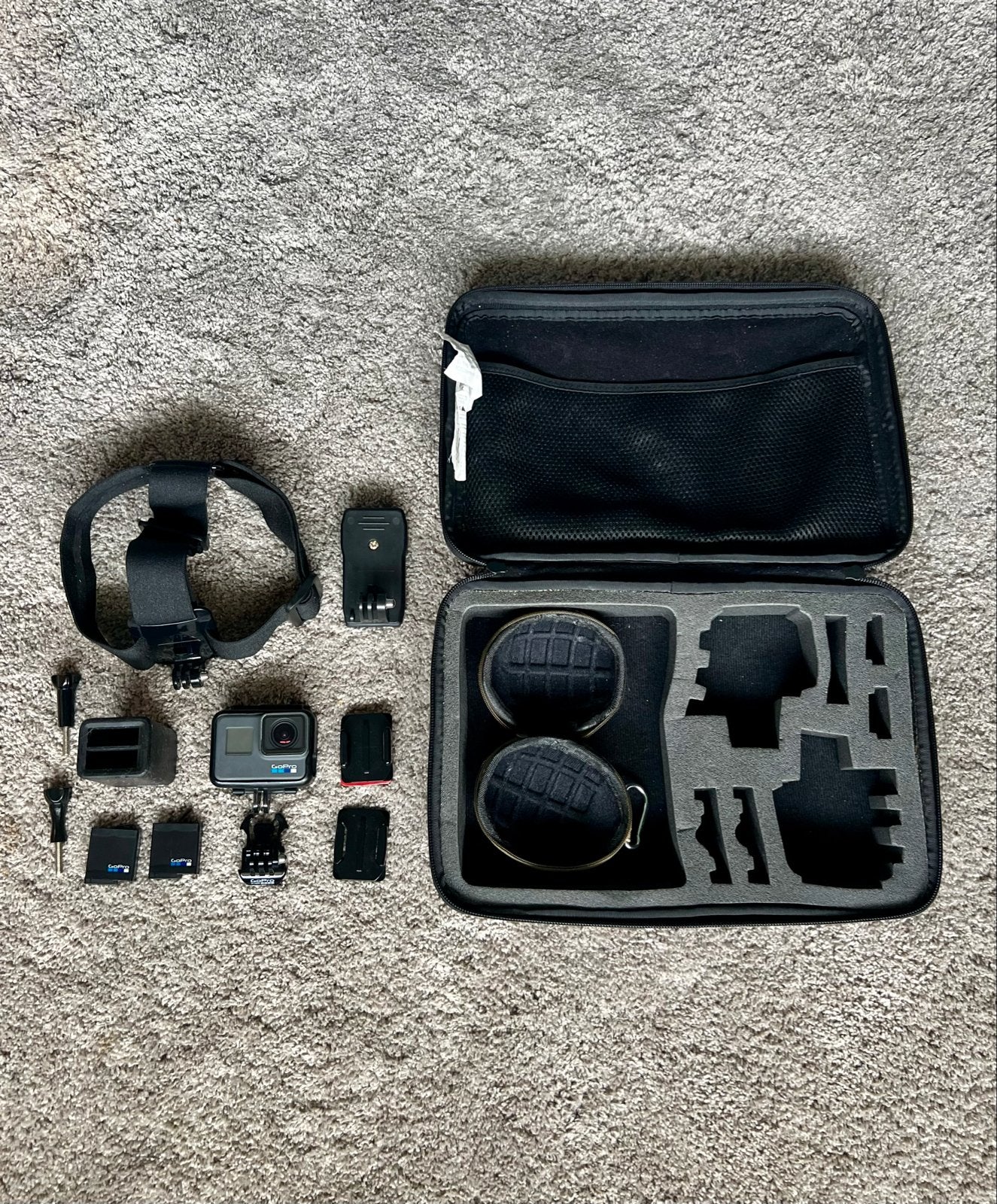 GoPro Hero 6 Black + 2 batterijen & dual charger t.w.v. €60, Audio, Tv en Foto, Actiecamera's, Ophalen of Verzenden, Gebruikt