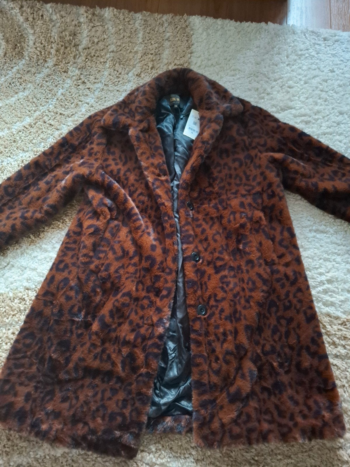 Nieuwe King Louie Isa Coat Billy - Maat 38, Kleding | Dames, Maat 38/40 (M), Bruin, Nieuw, Ophalen of Verzenden