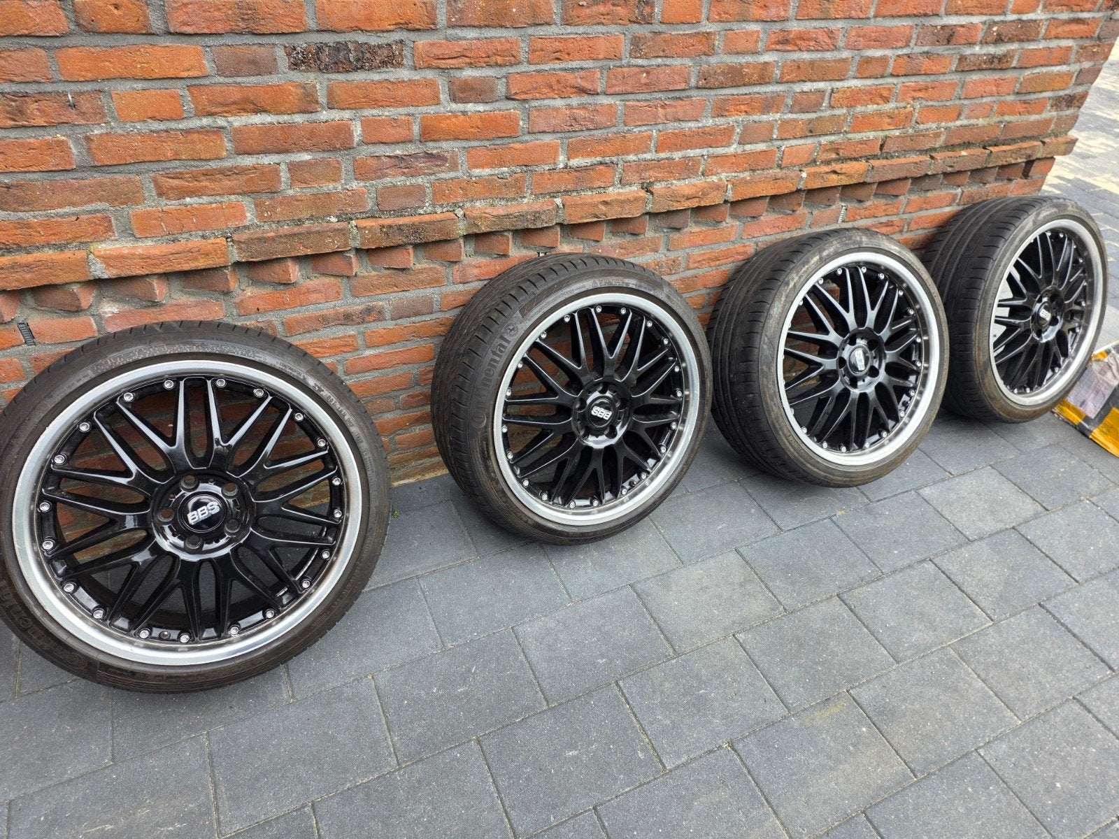 BBS Velgen met Zomerbanden - 19 inch, Auto-onderdelen, Gebruikt, 275 mm, Banden en Velgen, Ophalen of Verzenden