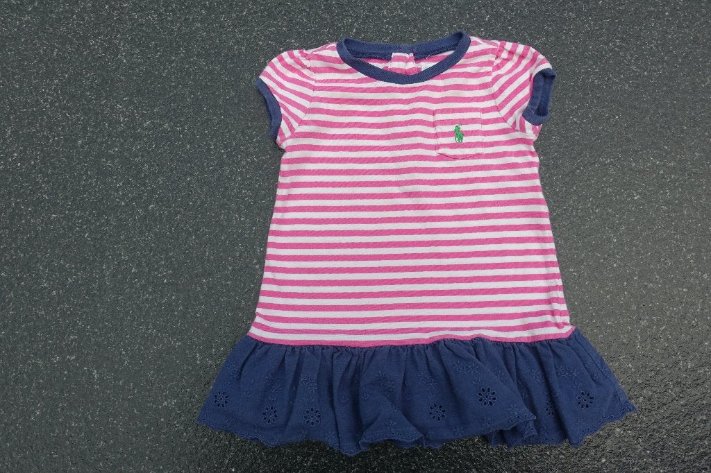 Ralph Lauren jurkje.   9  maanden, Kinderen en Baby's, Babykleding | Maat 74, Meisje, Jurkje of Rokje, Ophalen of Verzenden, Zo goed als nieuw