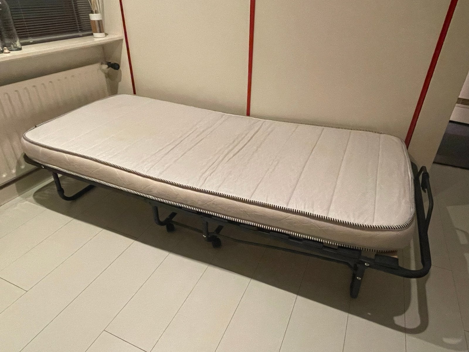 Opklapbedden met matras - 90x200 + 80x190, Huis en Inrichting, Slaapkamer | Bedden, Ophalen, Gebruikt, 90 cm, Eenpersoons