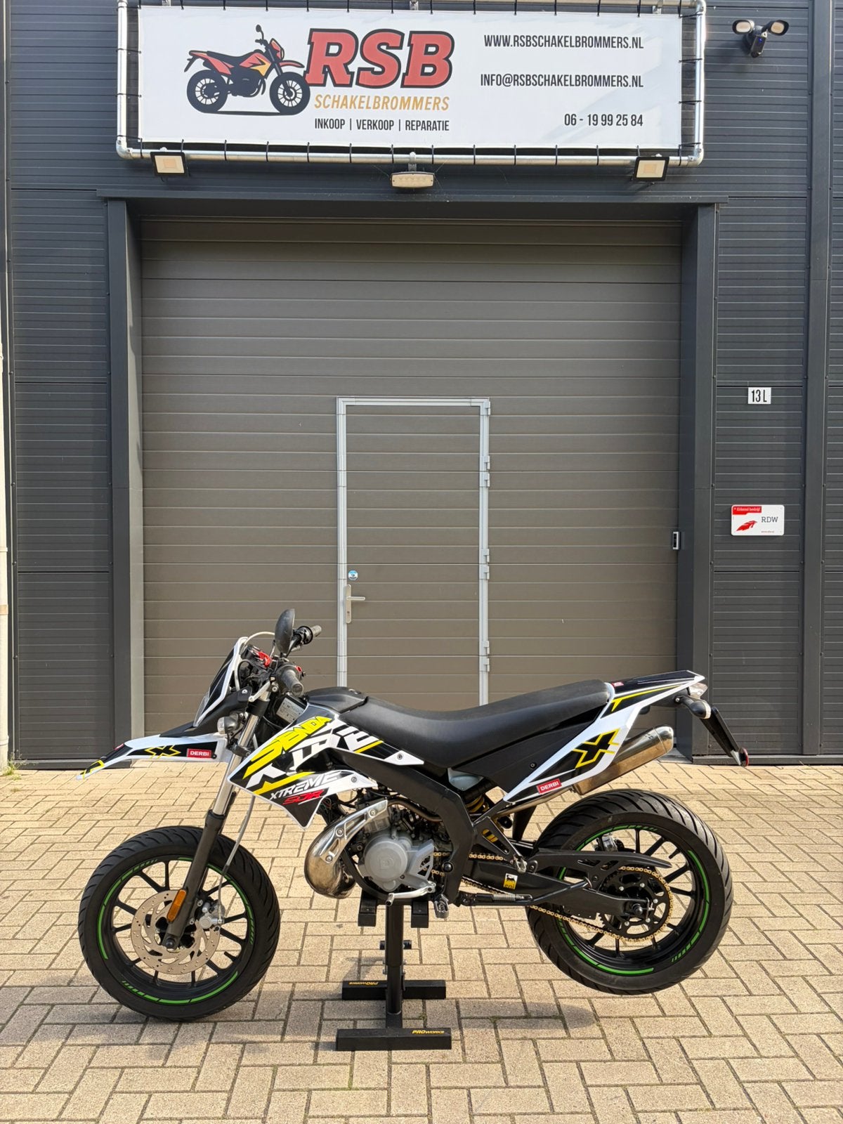 Derbi Senda SM 50 DRD X-Treme 2017 3.490km werkelijk nieuw!, Ophalen, 6 versnellingen, Derbi, .