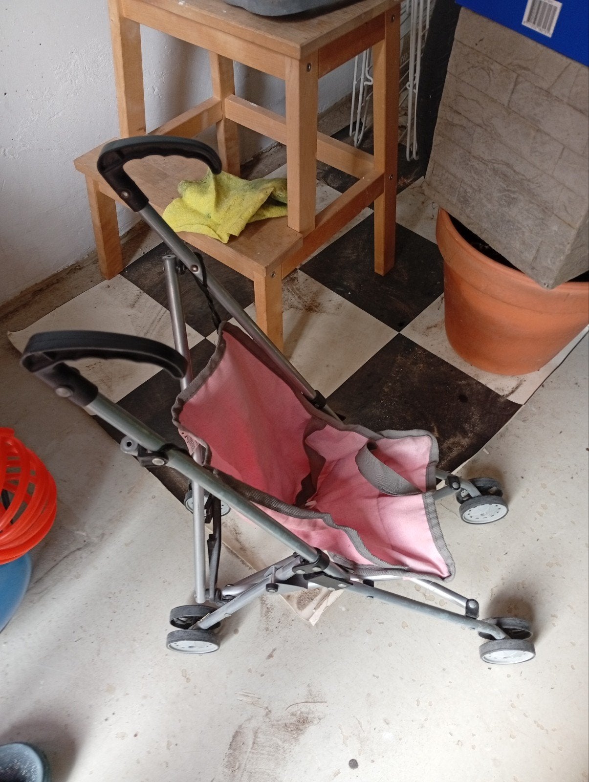 poppenbuggy, Ophalen, Gebruikt