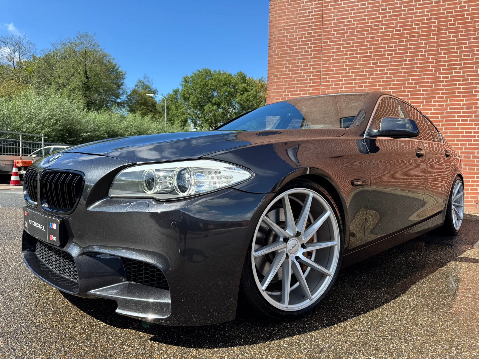 BMW 528i M5 Pakket/ LEER/ DAK/ 20” Vossen/ Xenon/ VOL !, Achterwielaandrijving, Zwart, 2996 cc, Bedrijf