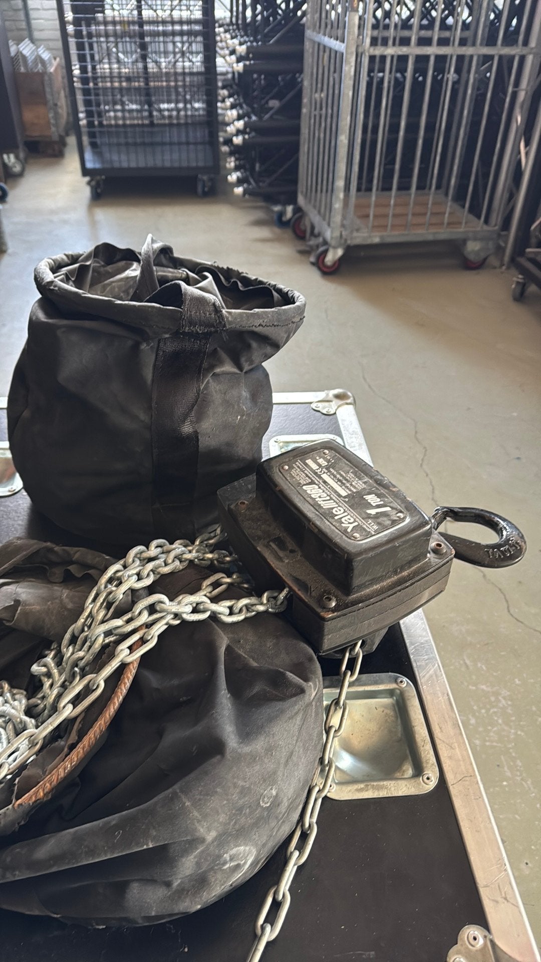 Hand ketting takel 1000kg 15 meter, Ophalen, Gebruikt, Handmatig