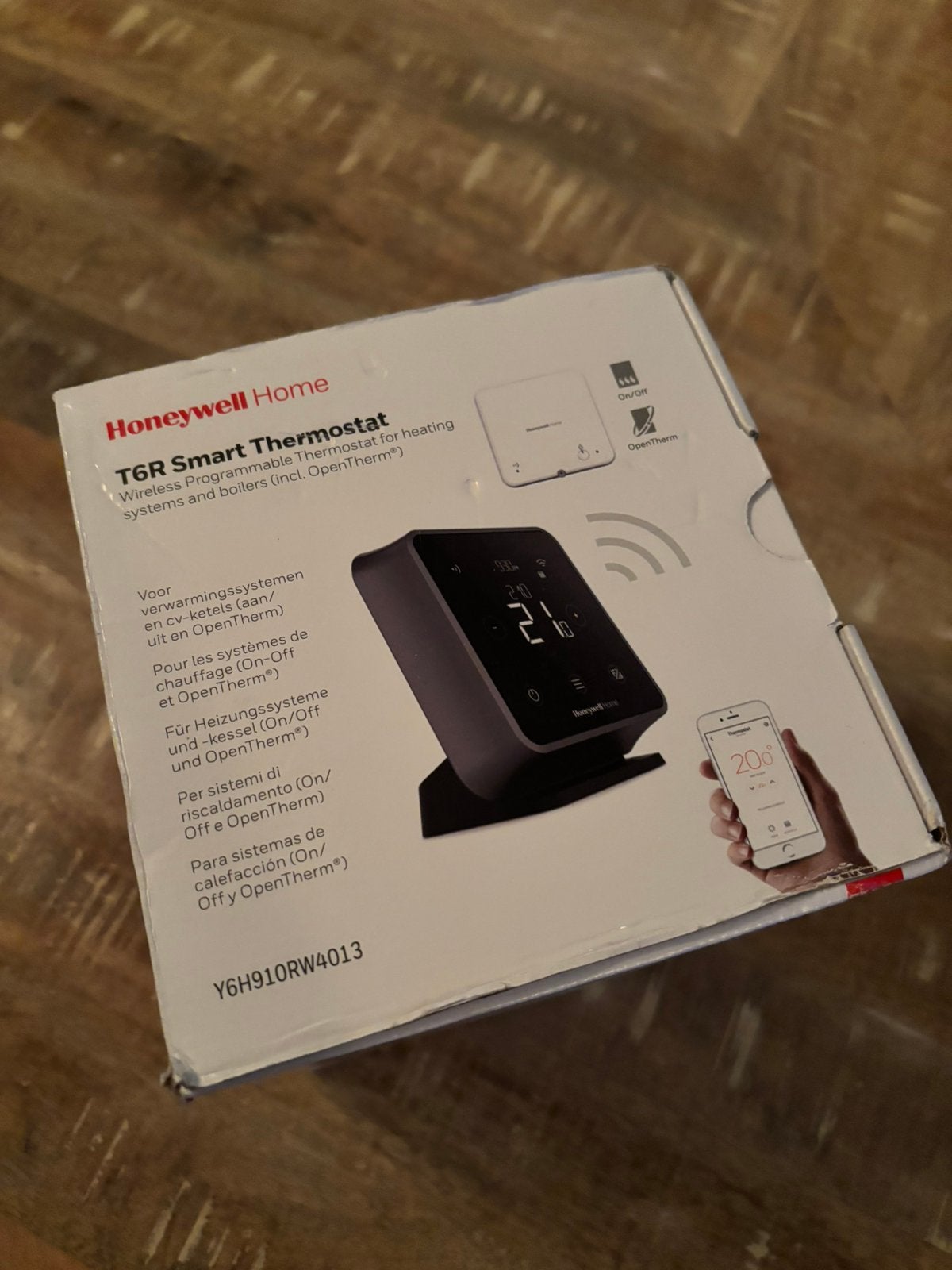 T6R smart honeywell home thermostaat, Doe-het-zelf en Verbouw, Thermostaten, Ophalen of Verzenden, Slimme thermostaat, Nieuw