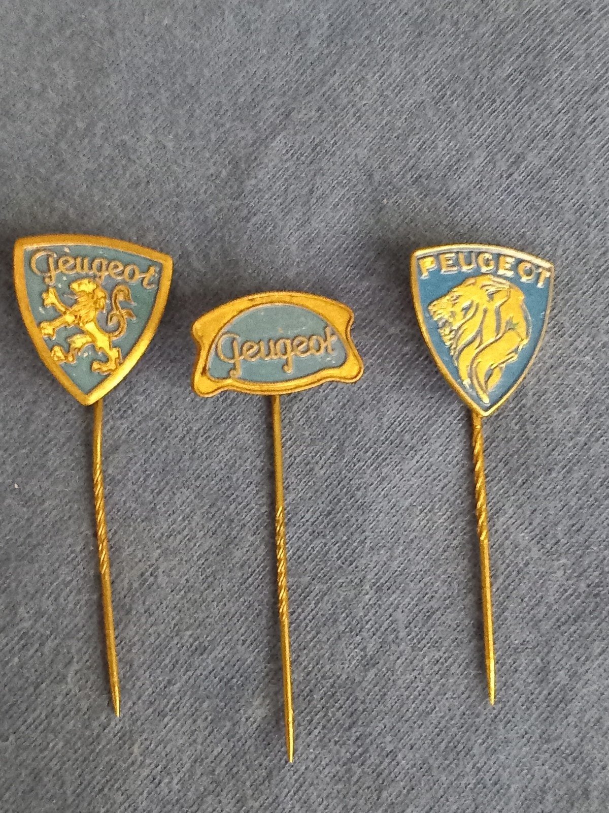 4 speldjes Peugeot, Verzamelen, Ophalen of Verzenden, Zo goed als nieuw, Transport