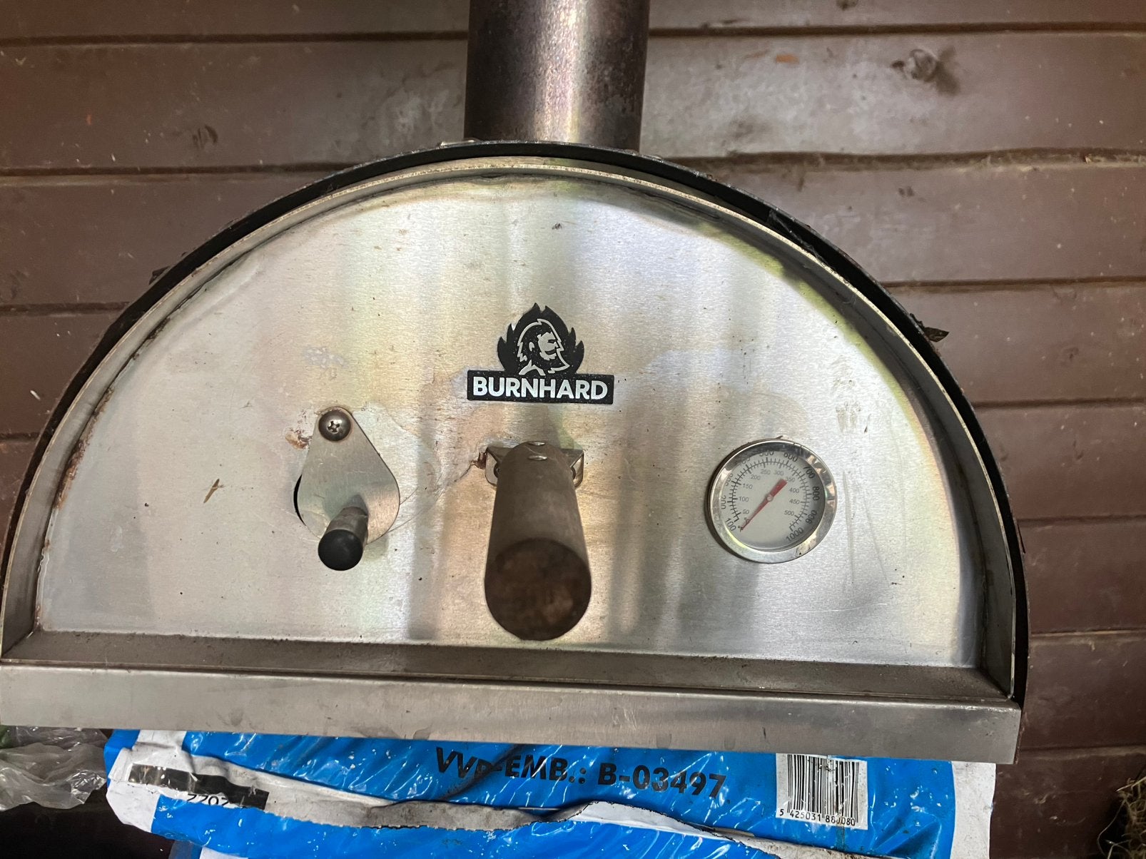 Burnhard pizzaoven met pellets, Ophalen, Gebruikt