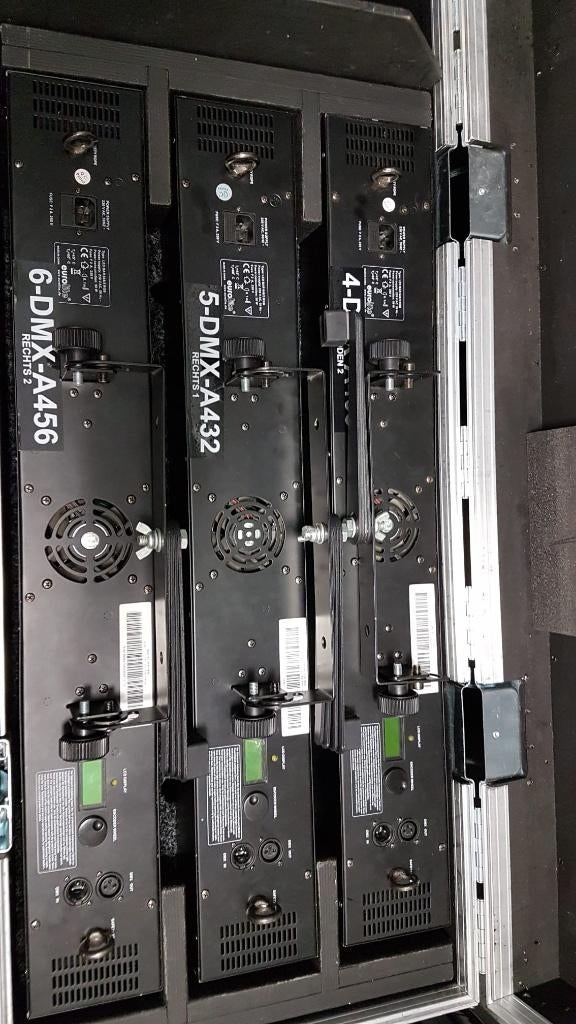 LED BAR 648/5 RGB 6 stuks incl. flghtcase, Muziek en Instrumenten, Ophalen, Gebruikt, Licht