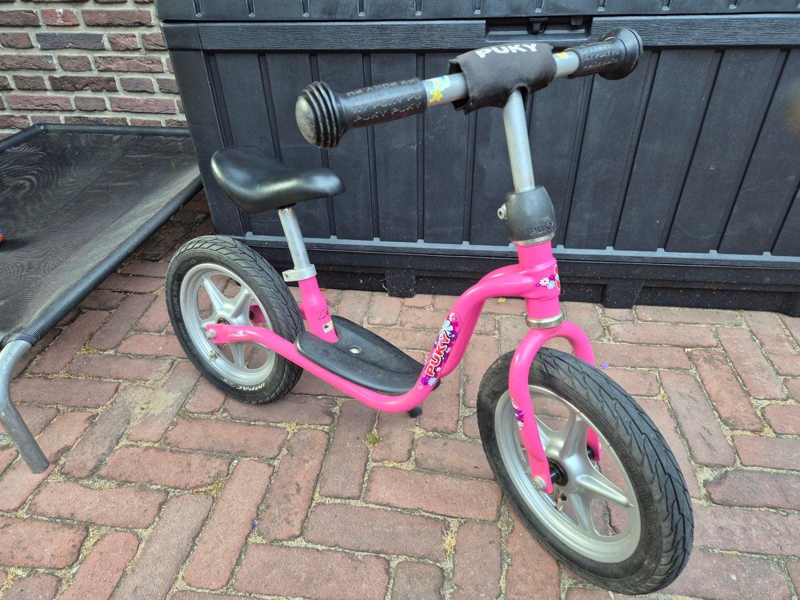 Puky loopfiets roze (12 inch), Ophalen, Gebruikt, 16 tot 20 inch, Puky