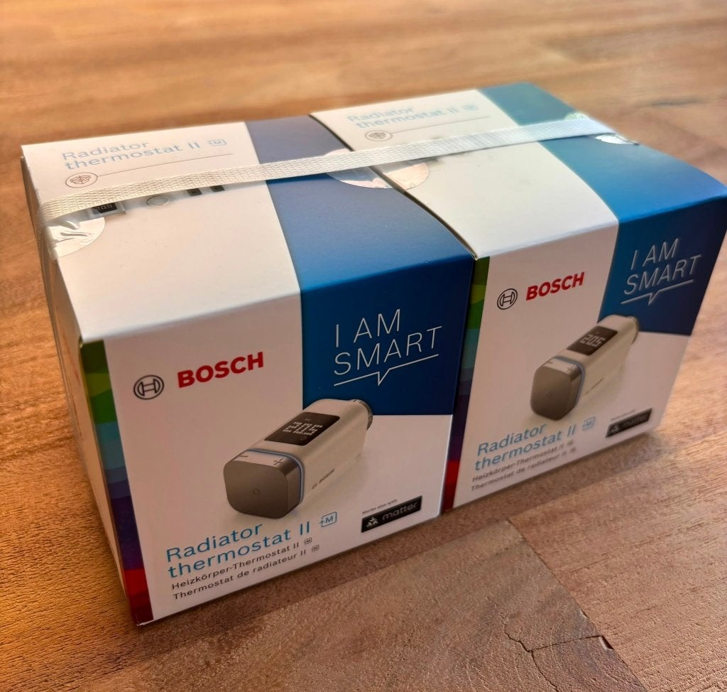 Bosch Slimme Radiatorknop 2 Matter, Ophalen, Minder dan 30 cm, Radiator, Nieuw