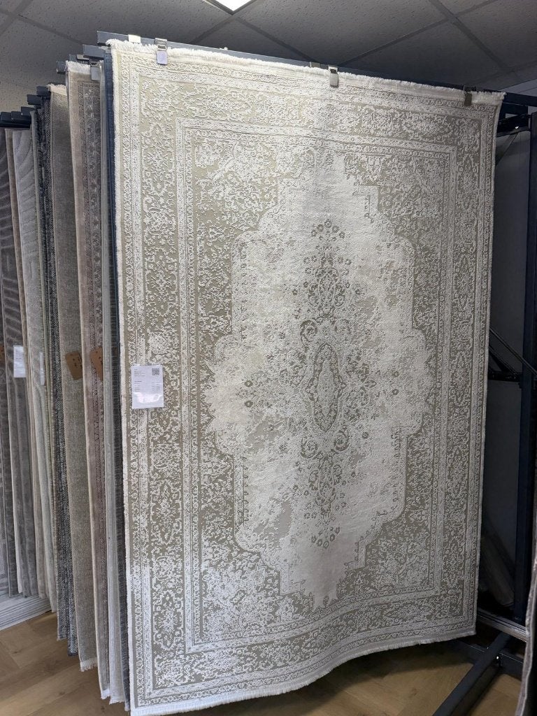 Vloerkleed 160x230cm, Ophalen, Blauw, 150 tot 200 cm, Rechthoekig