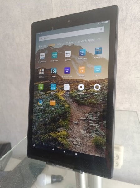 Amazon Fire HD 10 (9th Gen) M2V3R5 32GB Black, Computers en Software, Android Tablets, Gps, Ophalen of Verzenden, Zo goed als nieuw