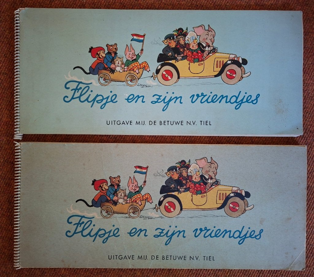 Flipje en zijn vriendjes - 2 albums met verhalen en plaatjes, Boeken, Ophalen, Gelezen, Prentenboek