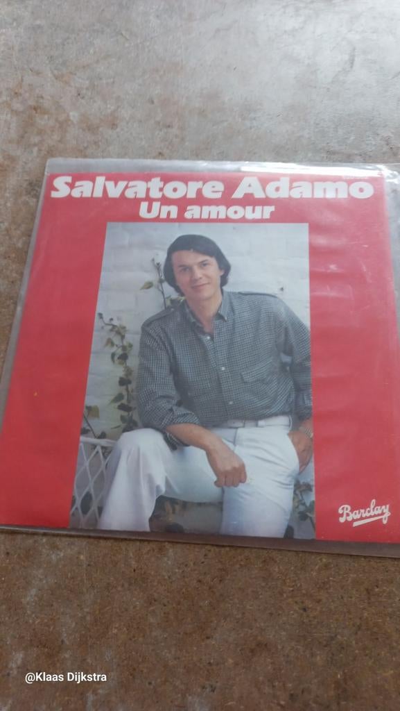 Salvatore Adamo - Un Amour single, Cd's en Dvd's, Ophalen of Verzenden, Gebruikt, Pop