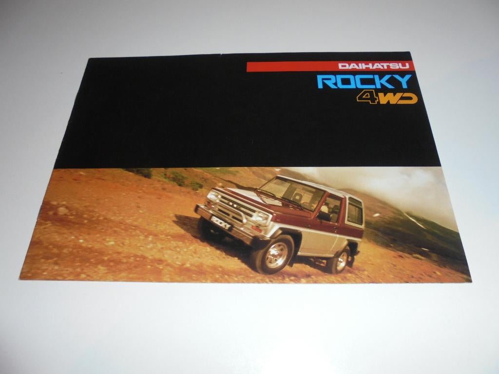 brochure Daihatsu Rocky, Ophalen of Verzenden, Zo goed als nieuw, Overige merken