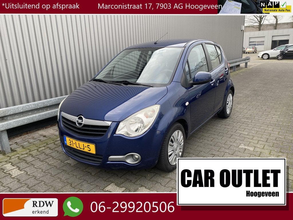 Opel Agila 1.2 Enjoy 167Dkm, Aiconditioning, Trekhaak, – I, Auto's, Opel, Bedrijf, Te koop, Agila, ABS, Airbags, Airconditioning