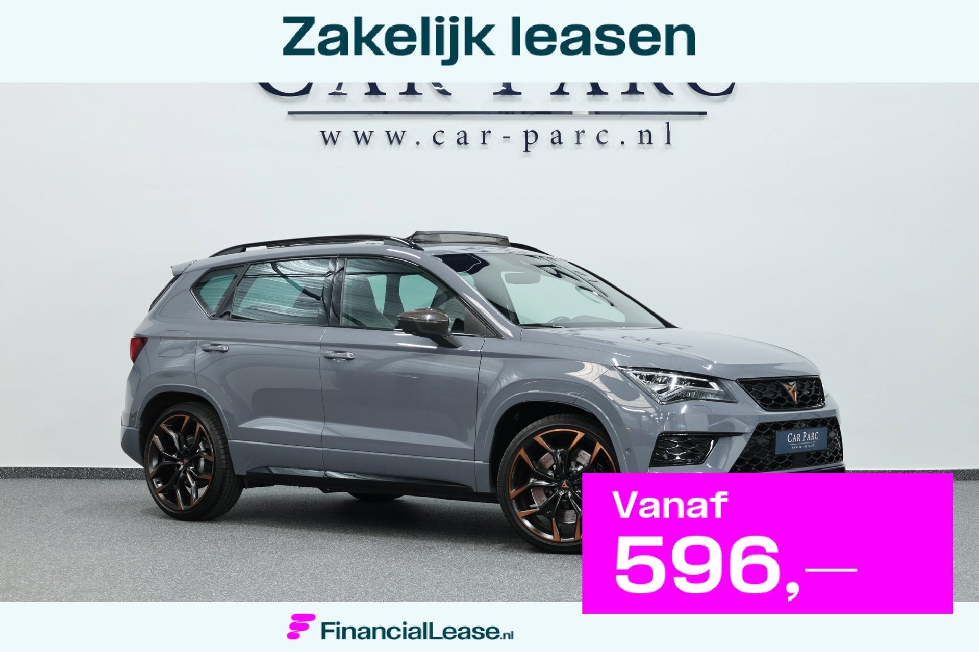 CUPRA Ateca 2.0 TSI 4DRIVE Limited Edition 300+PK LED//VIRTU, Automaat, Dealer onderhouden, Gebruikt, 4 cilinders