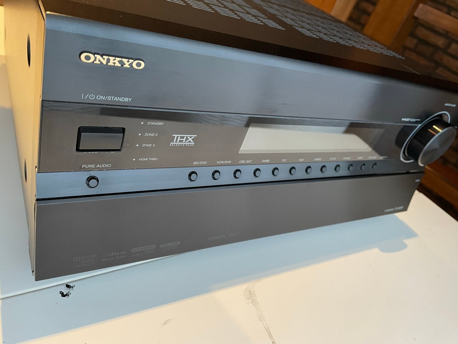 Onkyo TX-NR808 AV Receiver - THX gecertificeerd, Ophalen, Zo goed als nieuw, 120 watt of meer, Onkyo