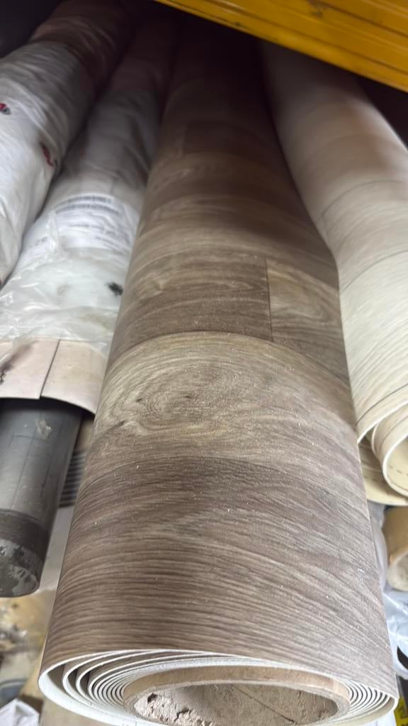 ‼️coupon 4,10x4m pvc vinyl toplaag 0,5mm Novilon op=op‼️‼️‼️, Ophalen, Nieuw