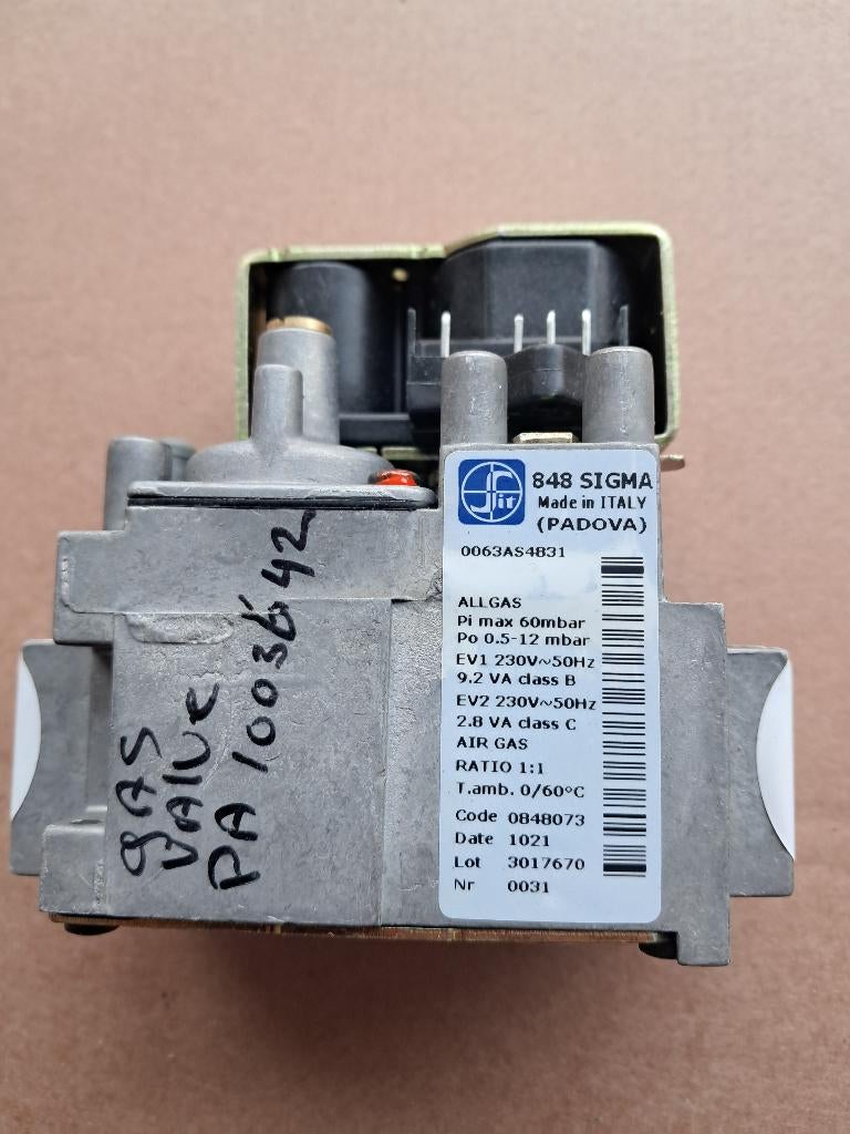 848 SIGMA .hoogwaardig multifunctioneel gasblok, Minder dan 30 cm, Cv-ketel of Combi-ketel, Nieuw, Minder dan 60 cm