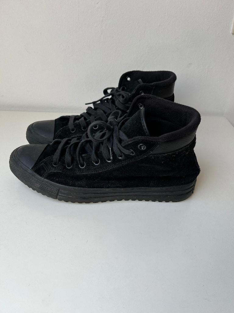 Zwarte suède Converse All Star - Maat 45, Kleding | Heren, Schoenen, Zwart, Ophalen of Verzenden, Zo goed als nieuw, Converse All Star