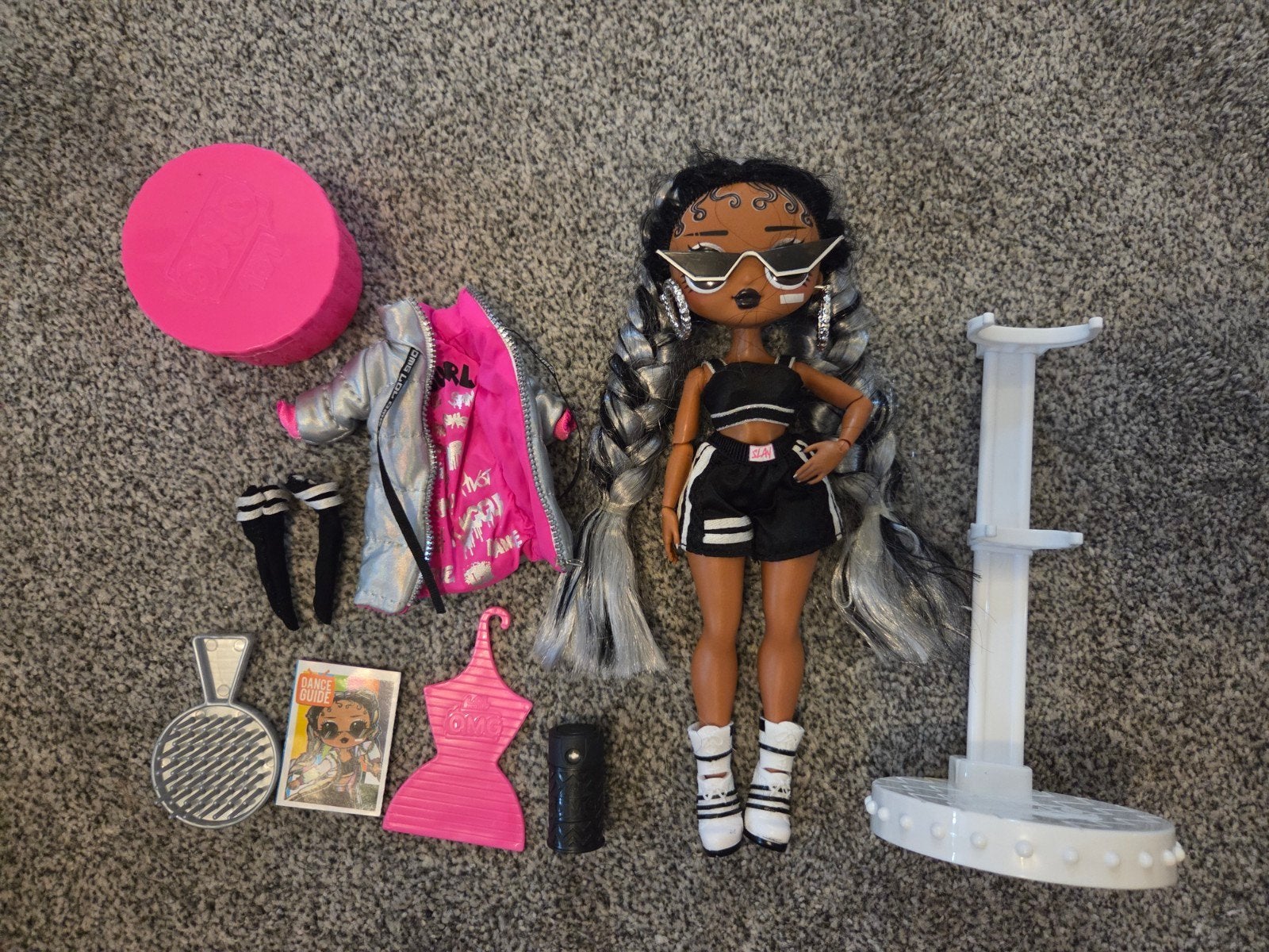 L.O.L. Surprise! OMG Dance B-Gurl pop met accessoires, Ophalen of Verzenden, Zo goed als nieuw