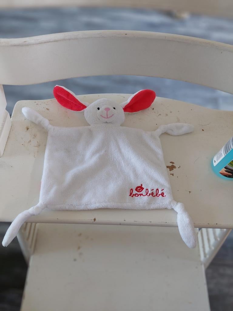 Bonbébé knuffeldoekje konijn, Kinderen en Baby's, Speelgoed | Babyspeelgoed, Ophalen of Verzenden
