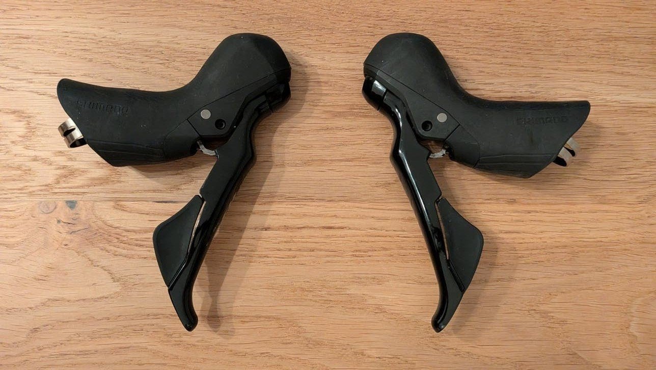 Shimano 105 ST-R7020 Hydraulische Schijfrem Shifters, Fietsen en Brommers, Fietsonderdelen, Remmen, Gebruikt, Ophalen of Verzenden