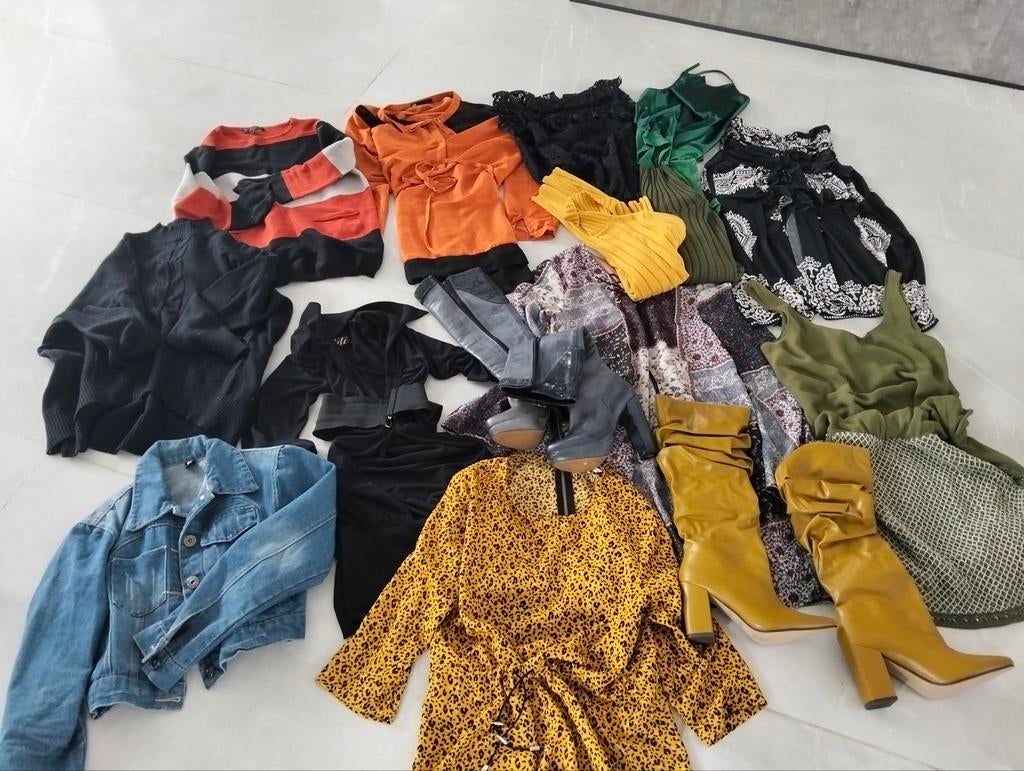 Kledingpakket dames voornamelijk maat s zgan, Kleding | Dames, Ophalen of Verzenden, Zo goed als nieuw, Zwart