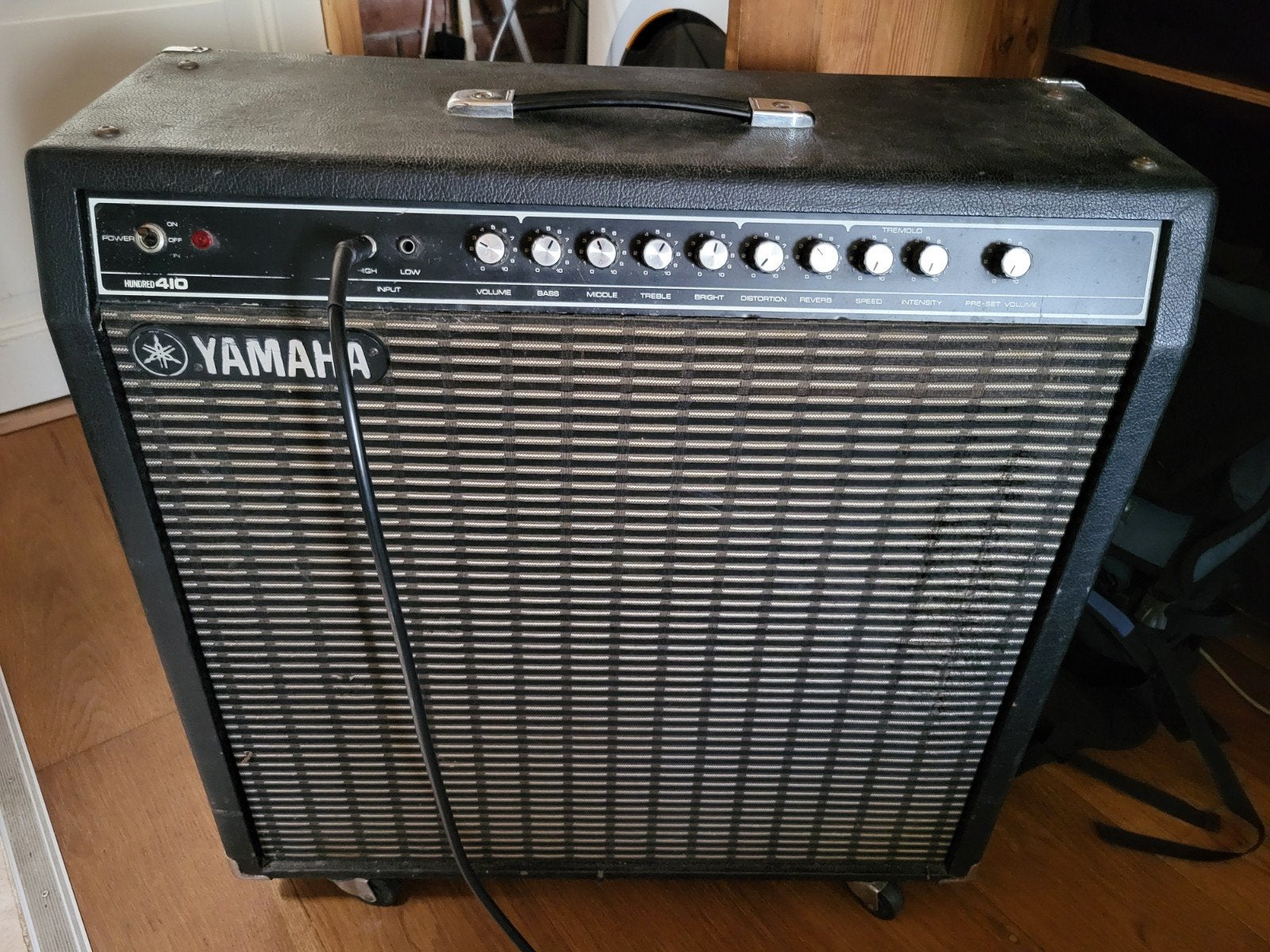 Yamaha g100 met 15 inch fender speaker, Ophalen, Gebruikt